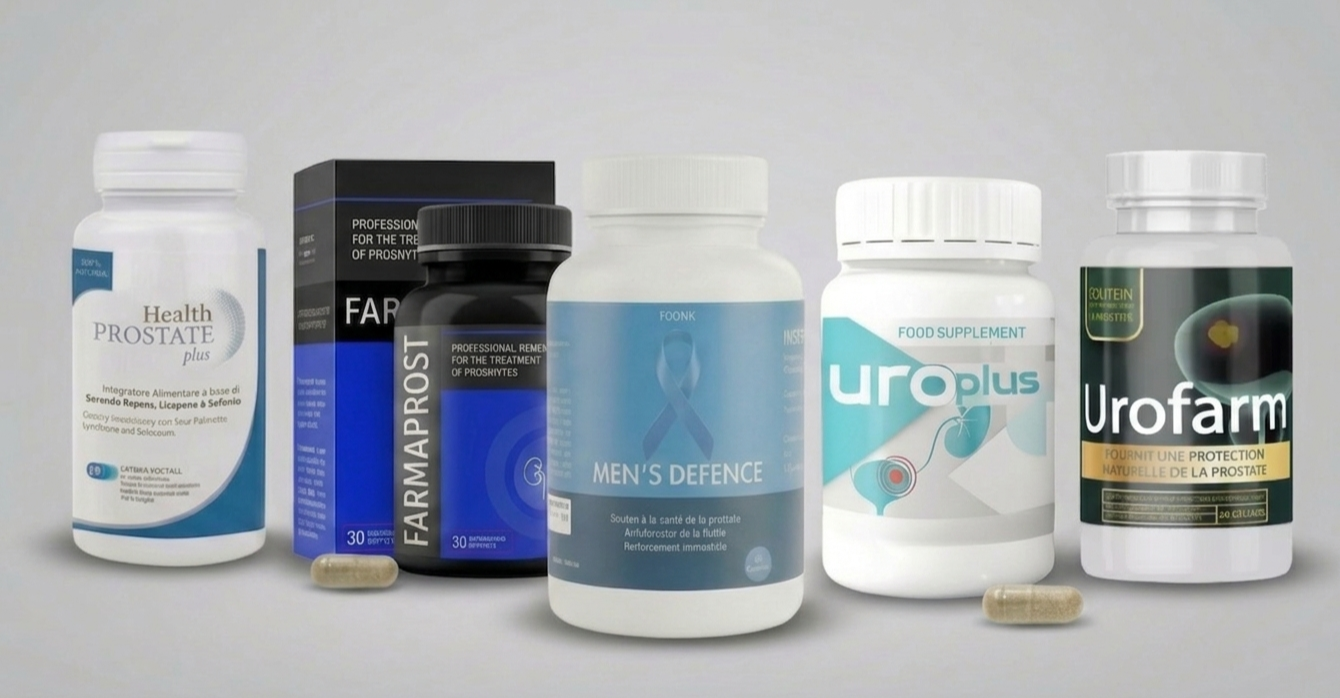 مقارنة مكملات البروستاتا في السوق — بما فيها Men's Defence وProstaVital وUrofarm وPharmaprost وUroPlus